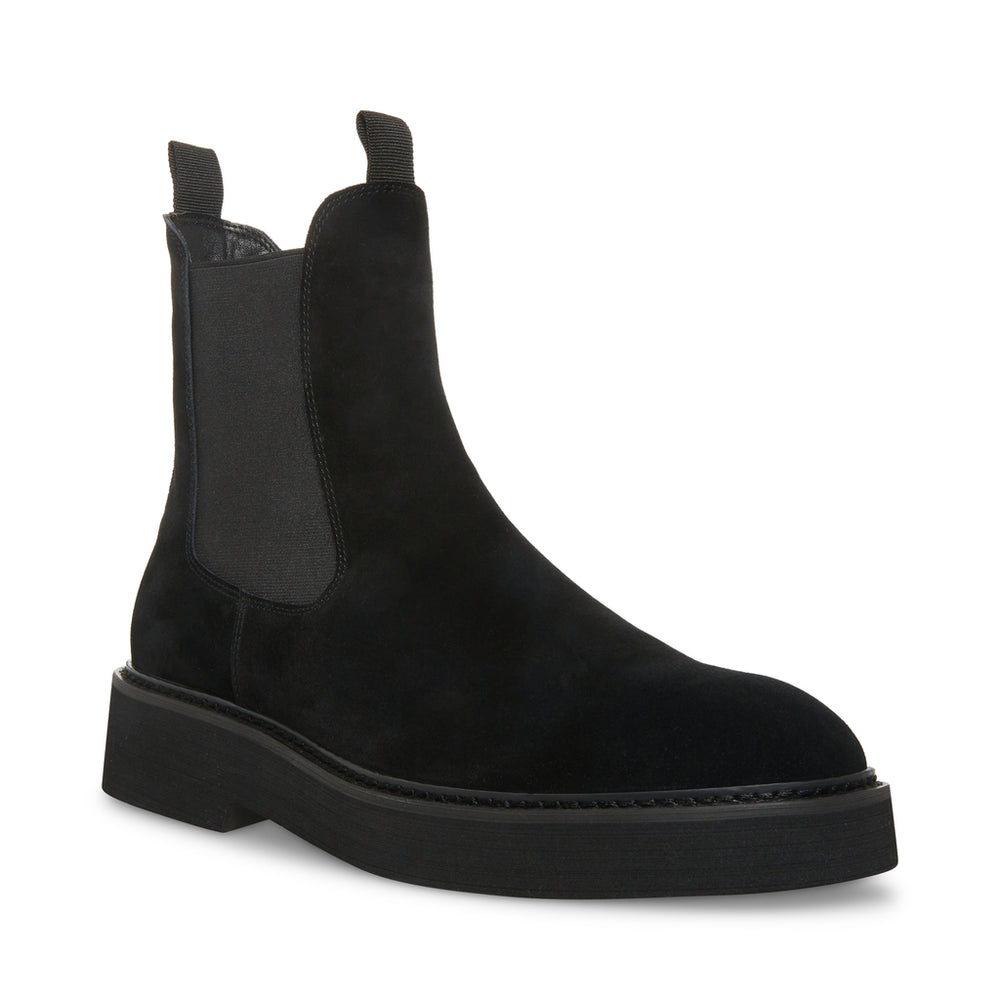 Steve Madden Men Brantley Chelsea Boot BLACK SUEDE Boots All Products