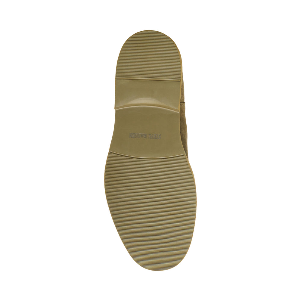 Steve Madden Men Brantley Chelsea Boot OLIVE SUEDE Boots All Products