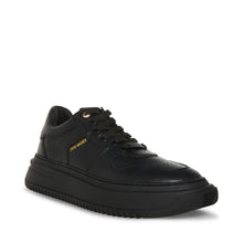 Steve Madden Men Flames Sneaker BLACK LEATHER Sneakers All Products