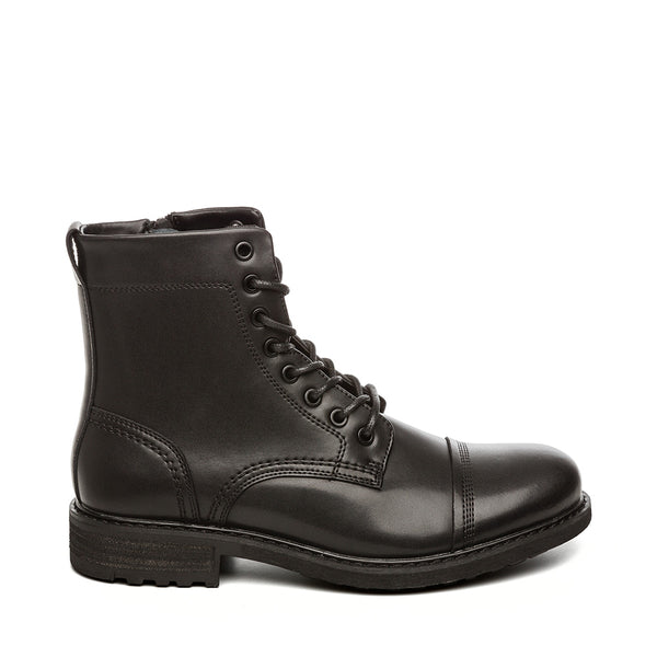 Steve Madden Men Camden Ankle Boot BLACK LEATHER Boots All Products