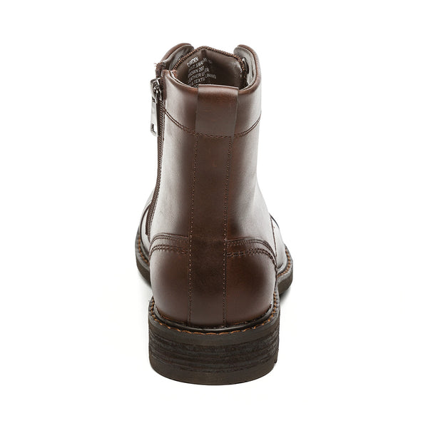 Steve Madden Men Camden Ankle Boot BROWN LEATHER Boots All Products