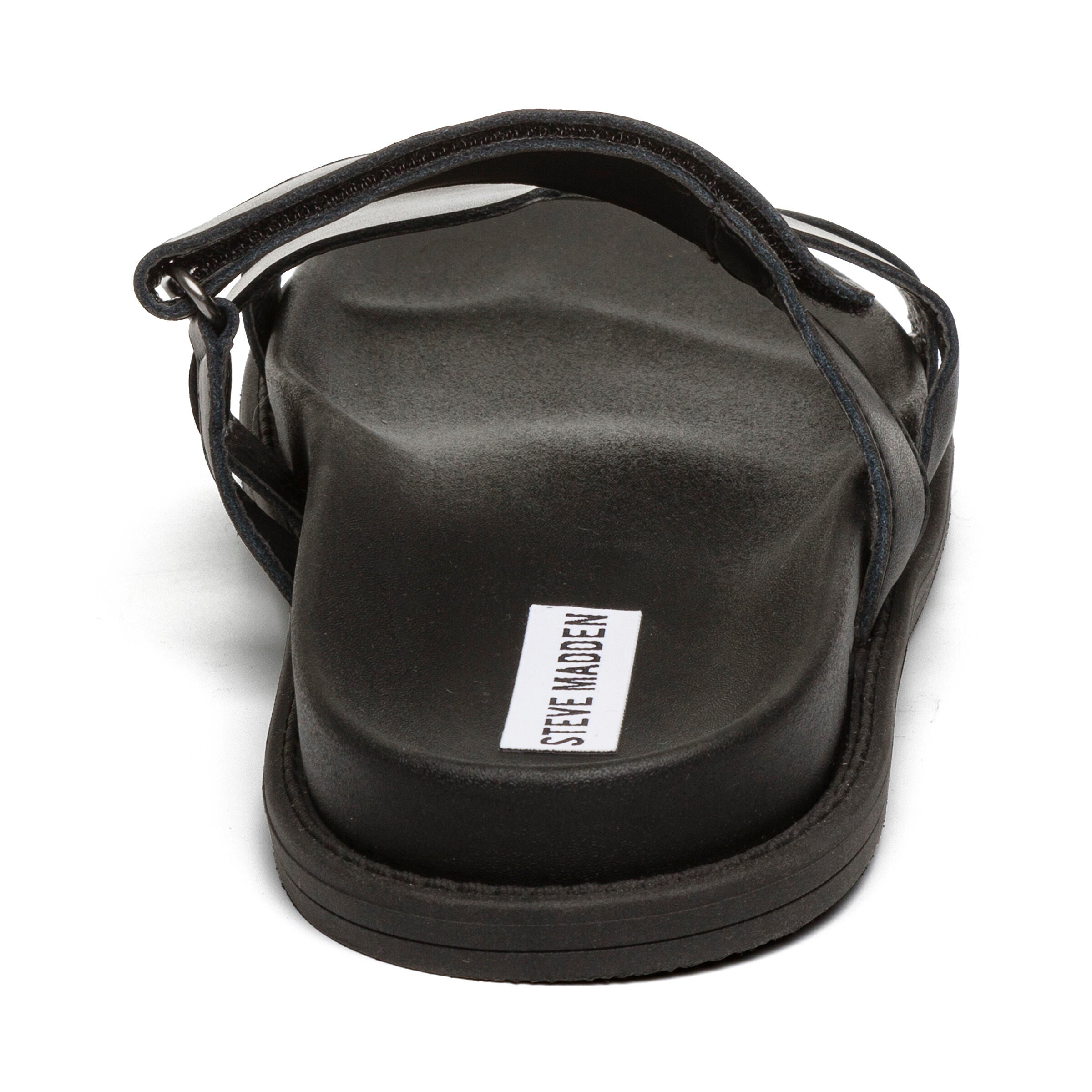 Manu Slide BLACK LEATHER - view 4