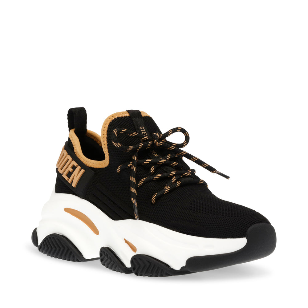 Steve Madden Protégé-E Sneaker BLK/TAN Sneakers All Products
