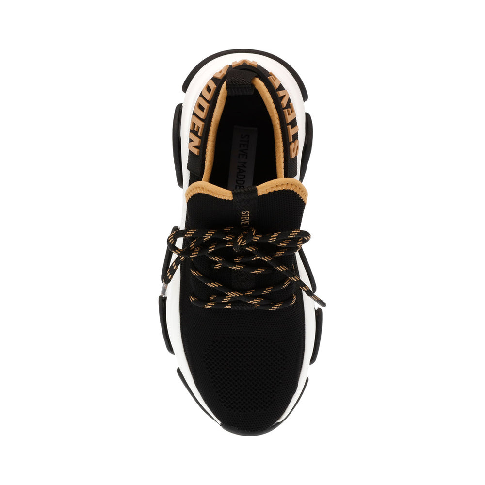 Steve Madden Protégé-E Sneaker BLK/TAN Sneakers All Products