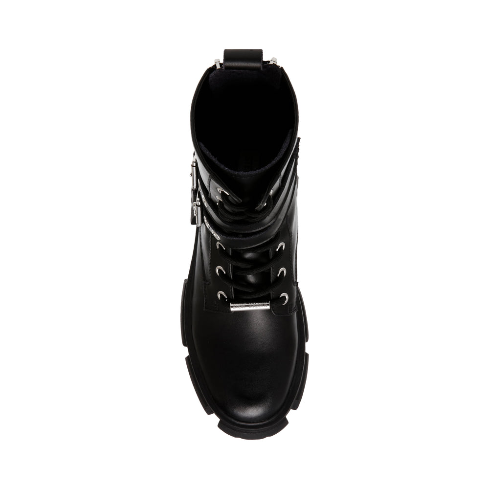 Steve Madden Traction Bootie BLK ACTION LEATHER Ankle boots All Products