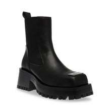 Steve Madden Sharpen Bootie BLACK LEATHER Ankle boots All Products