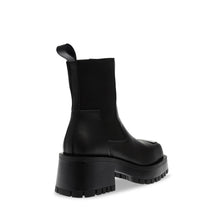 Steve Madden Sharpen Bootie BLACK LEATHER Ankle boots All Products
