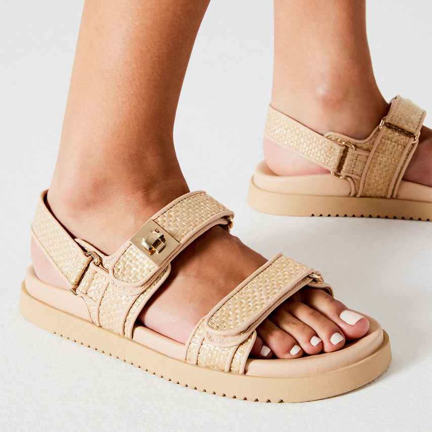 Mona Sandal RAFFIA - view 8