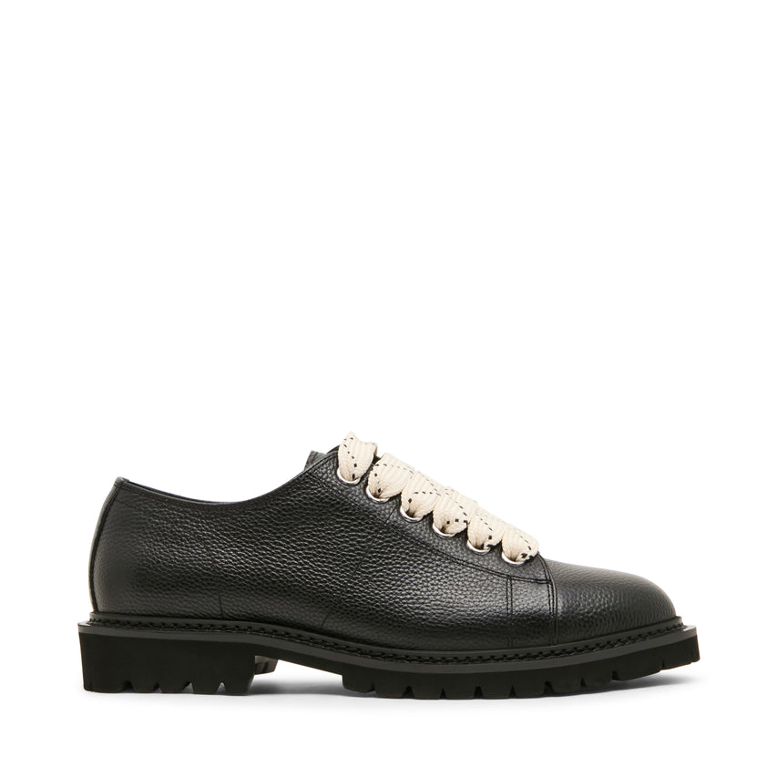 Rocketman Flat Shoe BLACK LEATHER