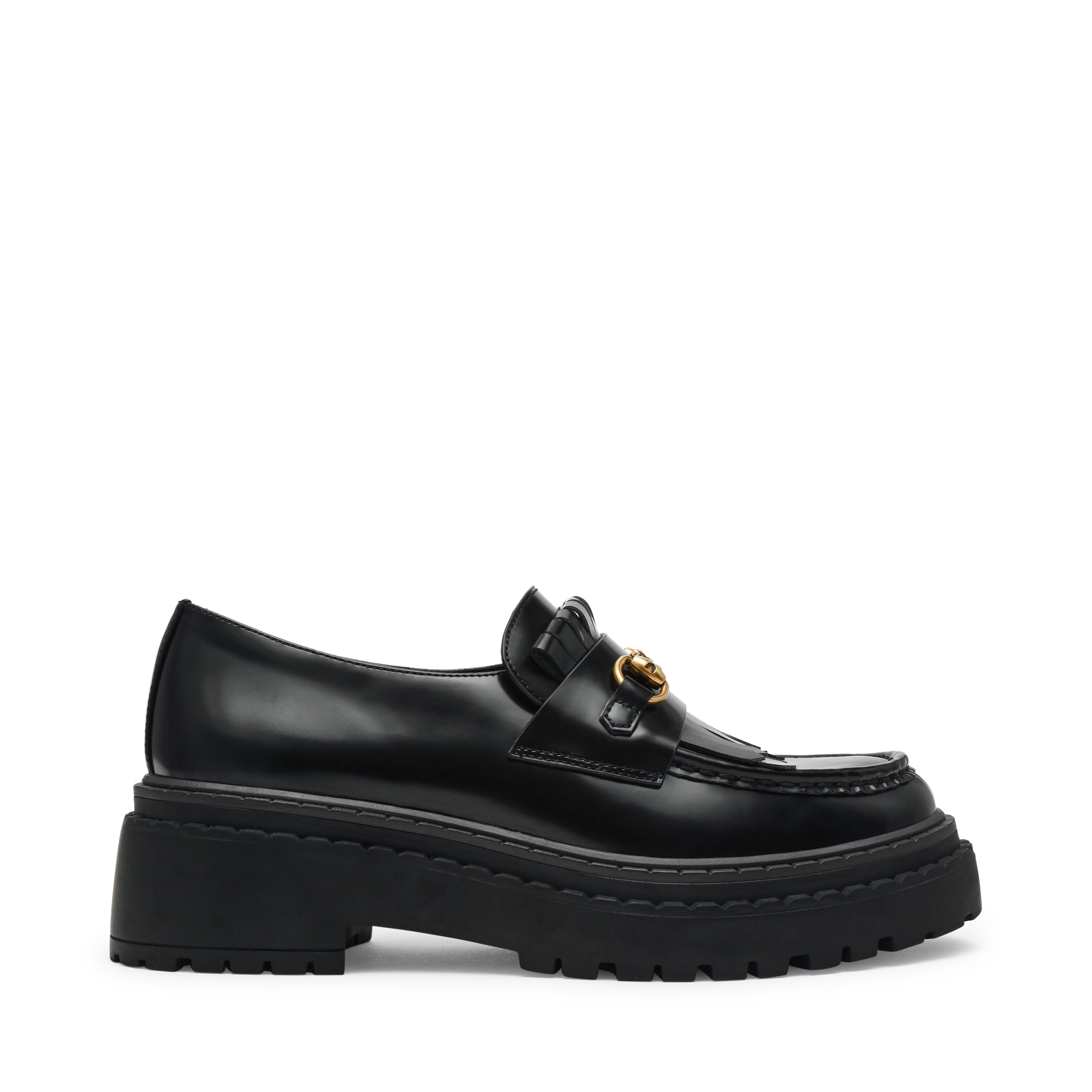 Steve madden  レディース メギー レザー ローファー - Steve Madden レディース ロト ペニーローファー（セール