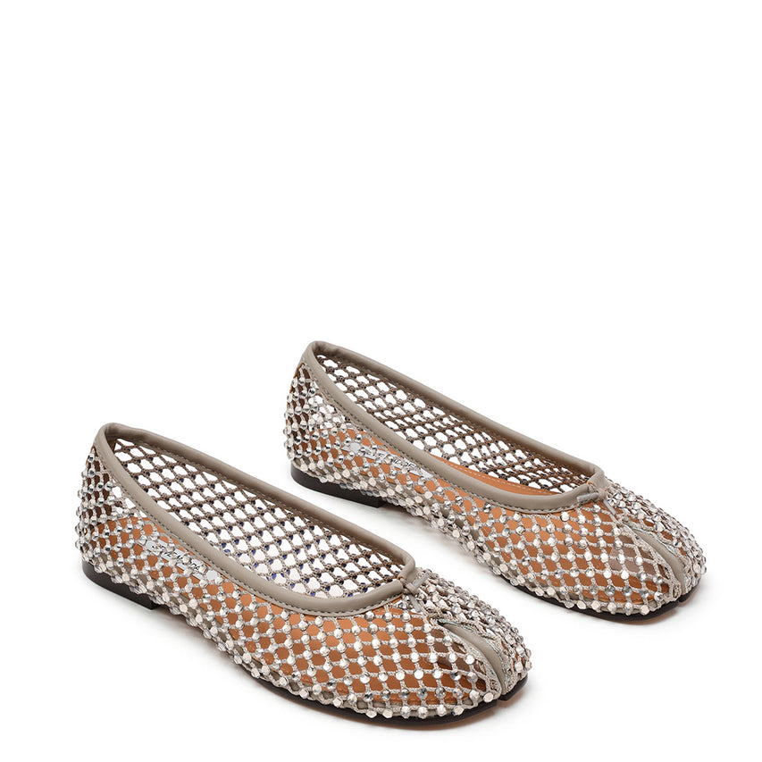 Calico-Meshr Flat Shoe SILVER - view 2