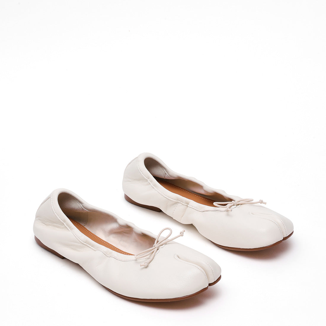 Carin Flat Shoe BONE LEATHER - view 2