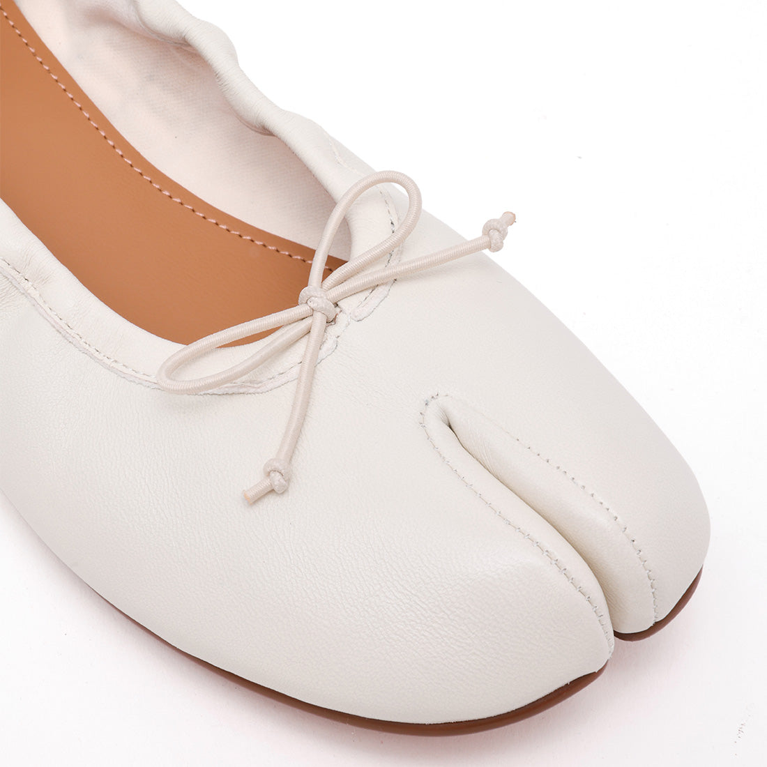 Carin Flat Shoe BONE LEATHER - view 5