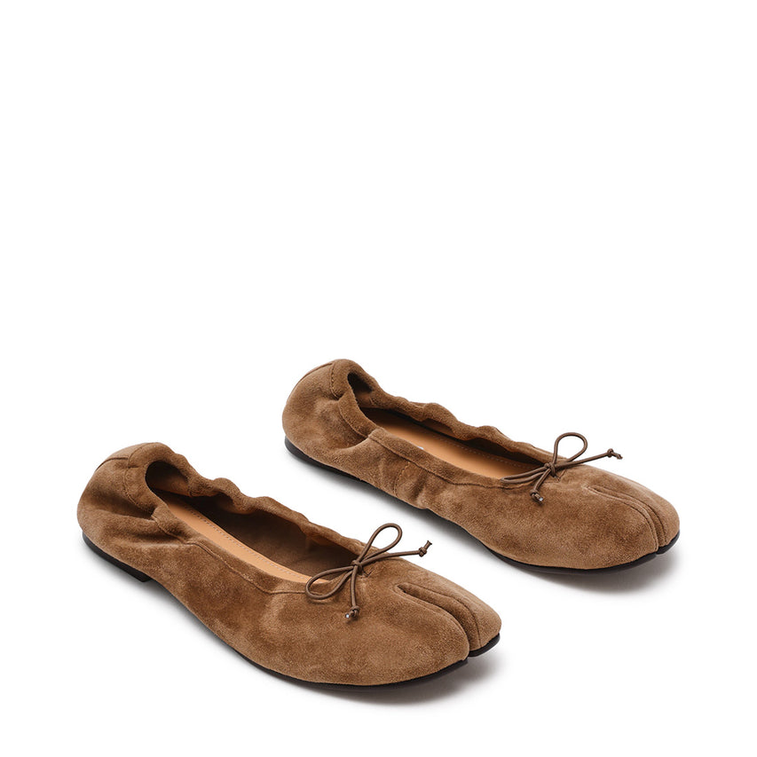 Carin Flat Shoe TAUPE SUEDE - view 2