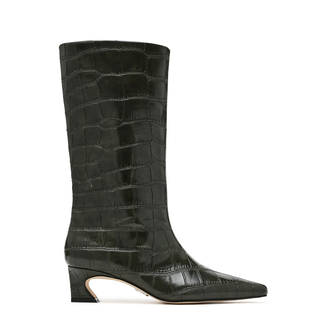 Carousel Bootie GREEN SNAKE