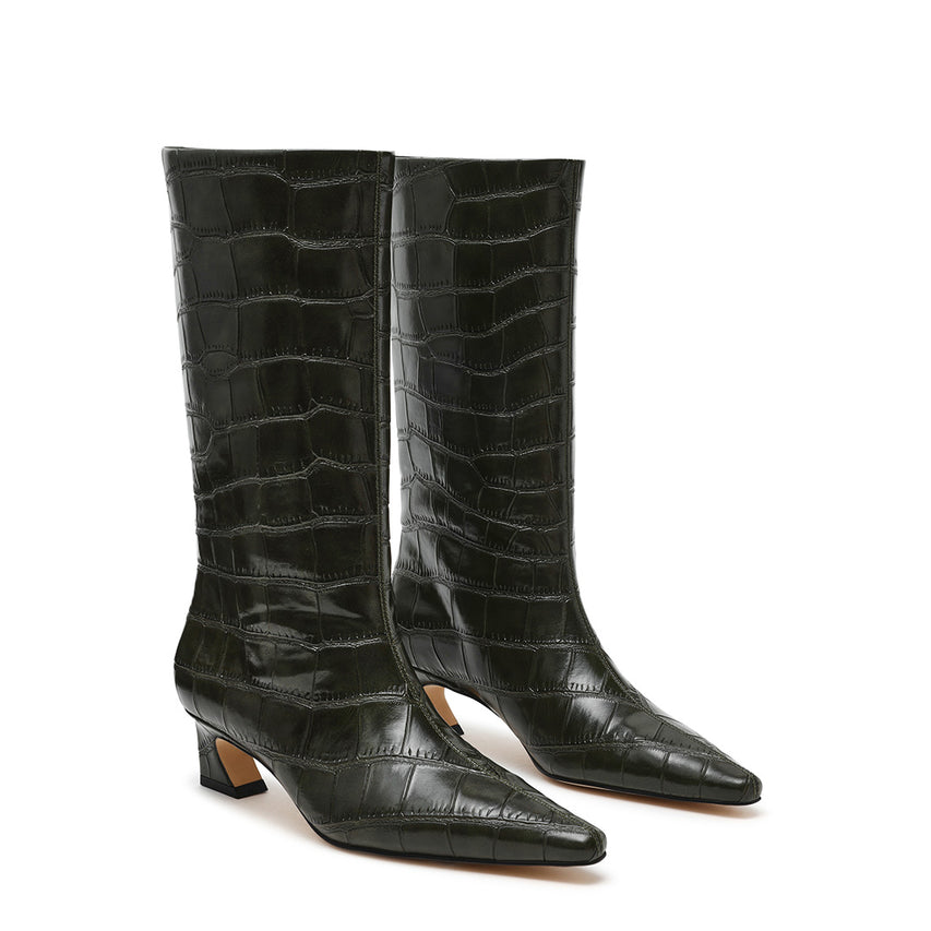 Carousel Bootie GREEN SNAKE - view 2