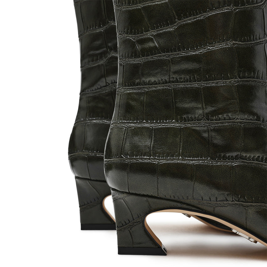 Carousel Bootie GREEN SNAKE - view 5