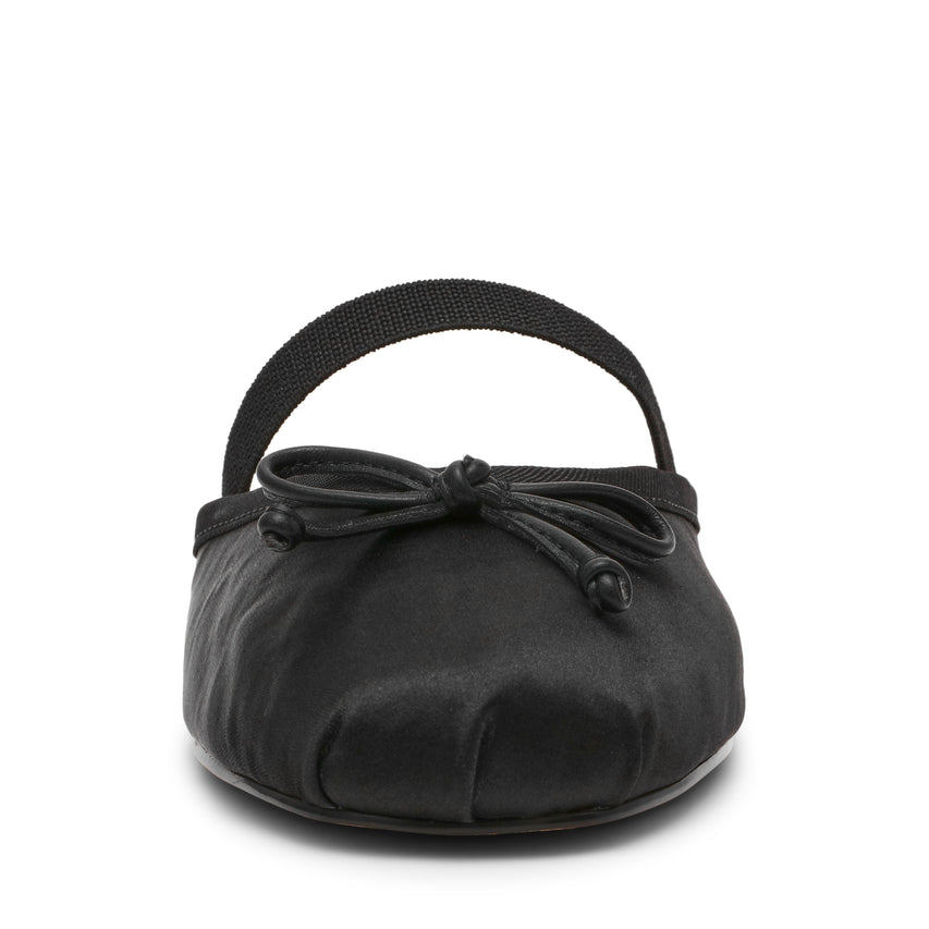 Cutesy Flat Shoe BLK SATIN - view 3