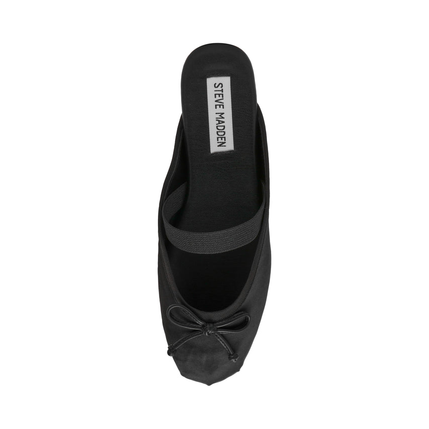 Cutesy Flat Shoe BLK SATIN - view 6