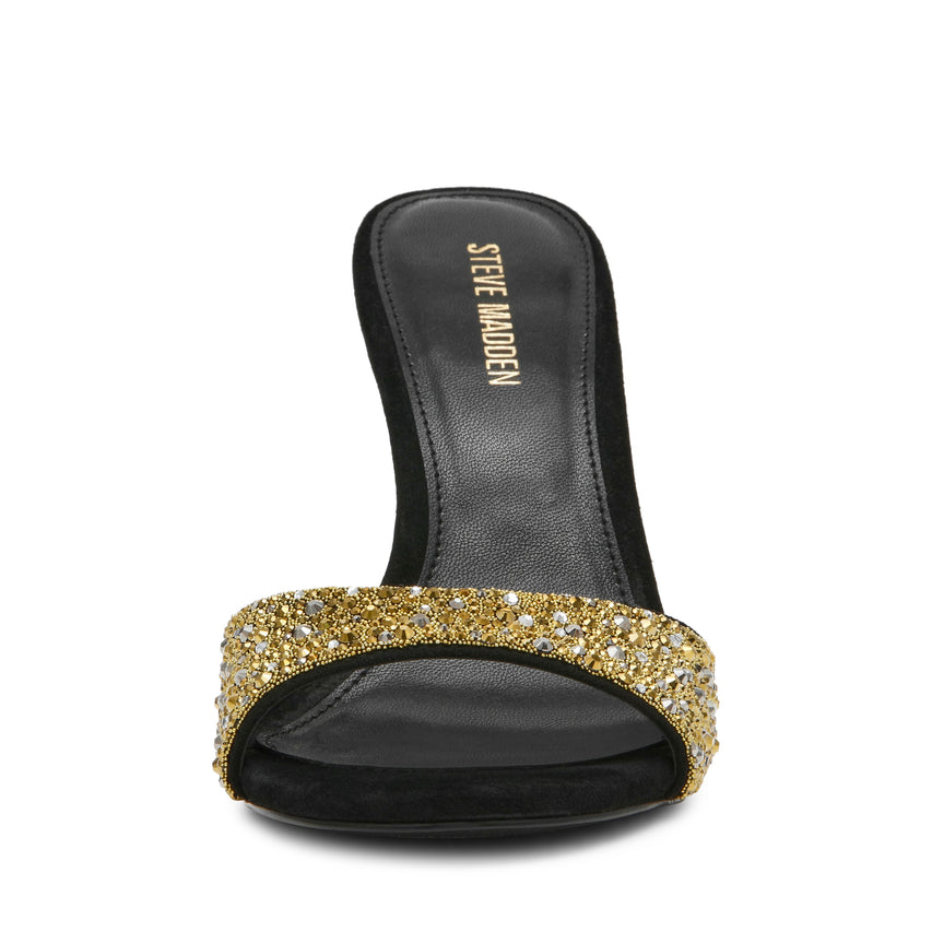 Davina-R Mule BLACK/GOLD - view 3