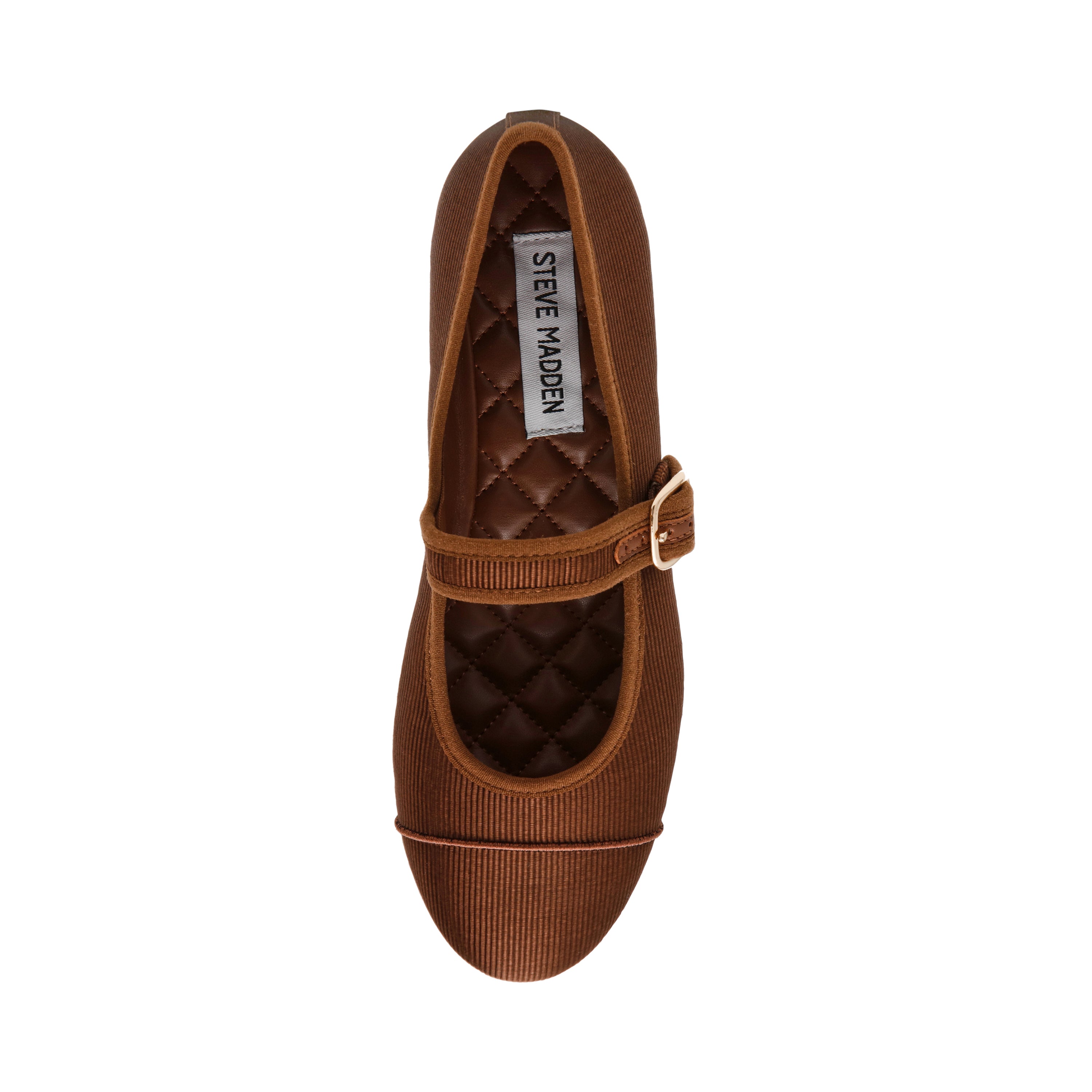 Dory Flat Shoe BROWN SATIN