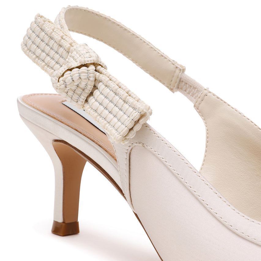 Ensemble Pump IVORY SATIN - view 5