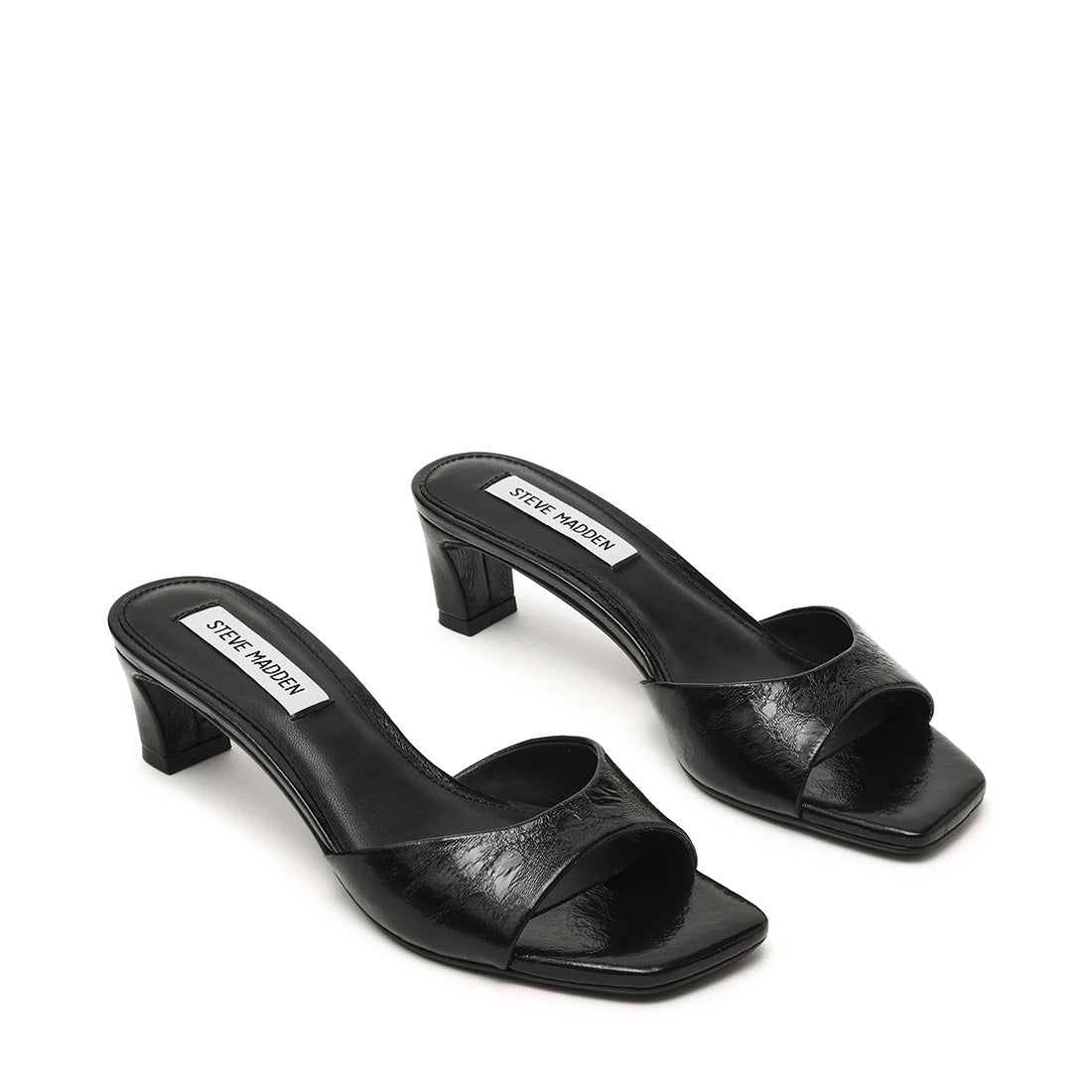 Hints Mule BLACK CRINKLE LEATHER - view 2