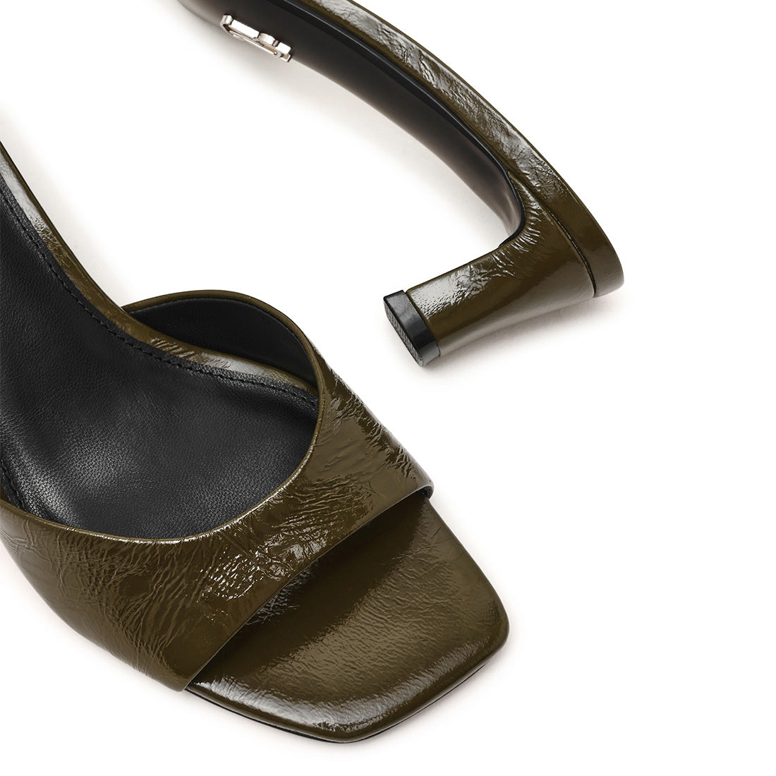 Hints Mule DK OLIVE CRINKLE LEATHER - view 5