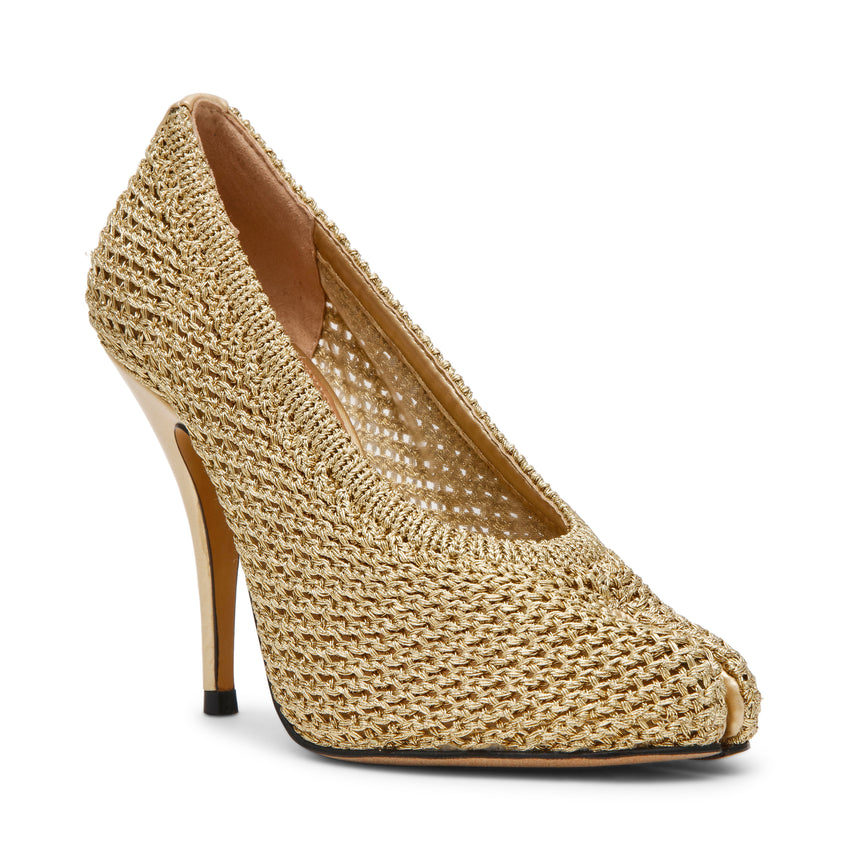 Juliette-Woven Pump CHAMPAGNE - view 2