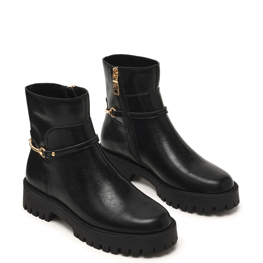 Last Call Bootie BLACK ACTION LEATHER - view 2