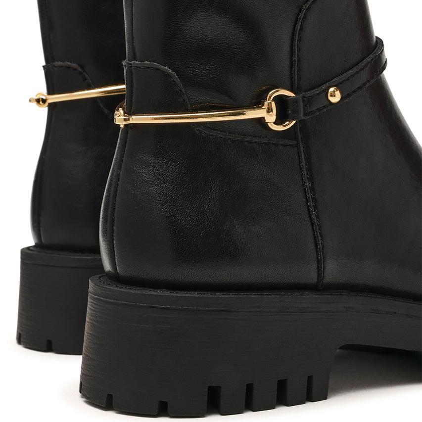 Last Call Bootie BLACK ACTION LEATHER - view 5
