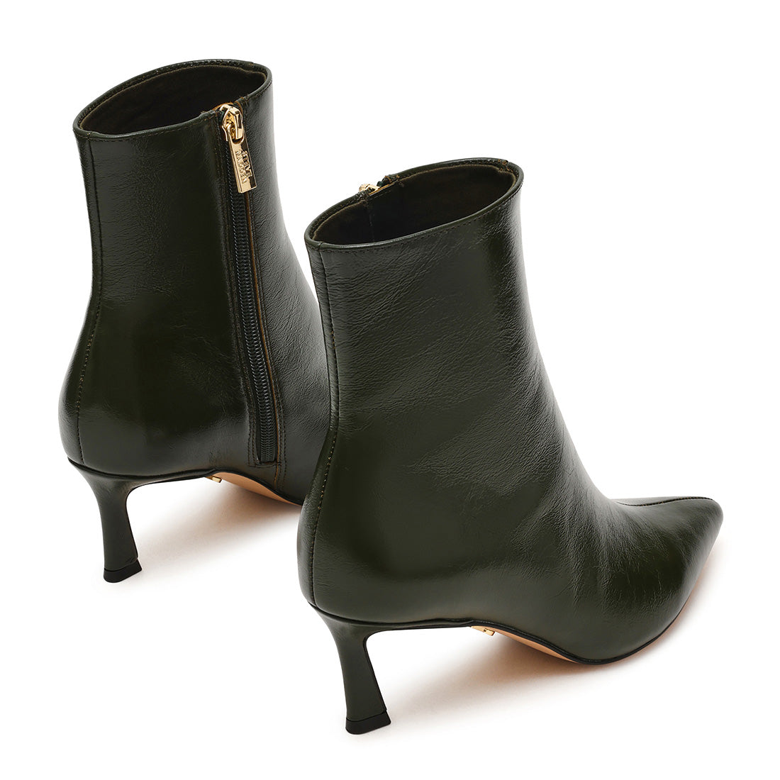 Lulah Bootie GRN CRINKLE PAT - view 3