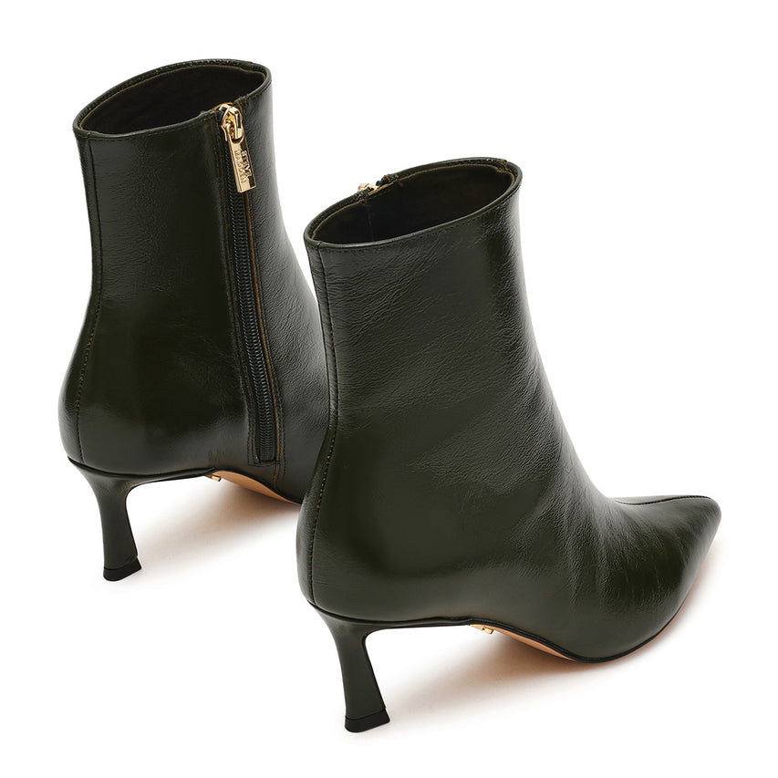 Lulah Bootie GRN CRINKLE PAT - view 3