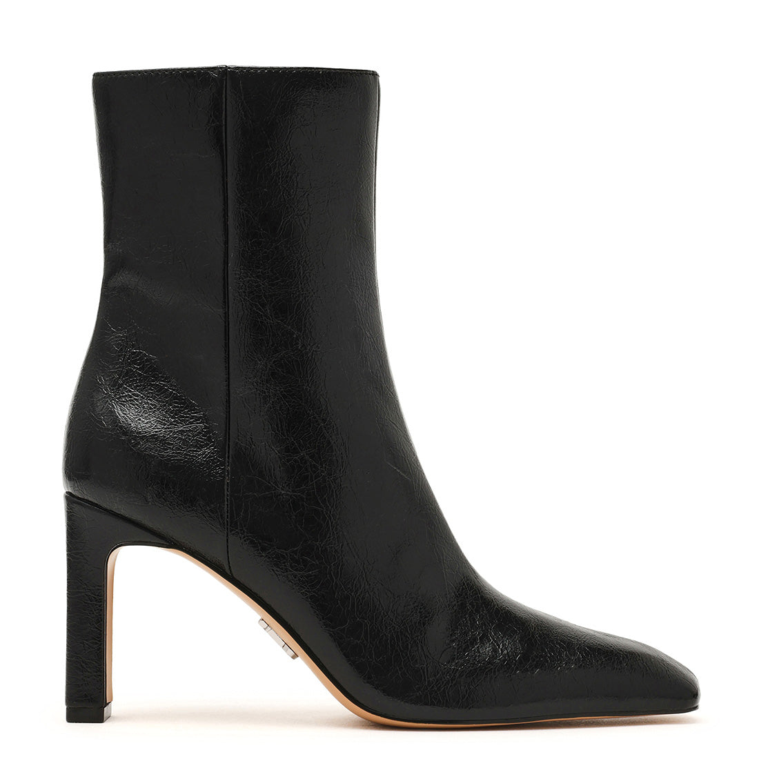 Morph Bootie BLACK CRINKLE PATENT