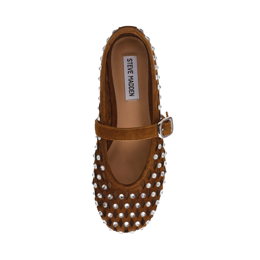 Rerun Flat Shoe CHSNUT SUEDE - view 6