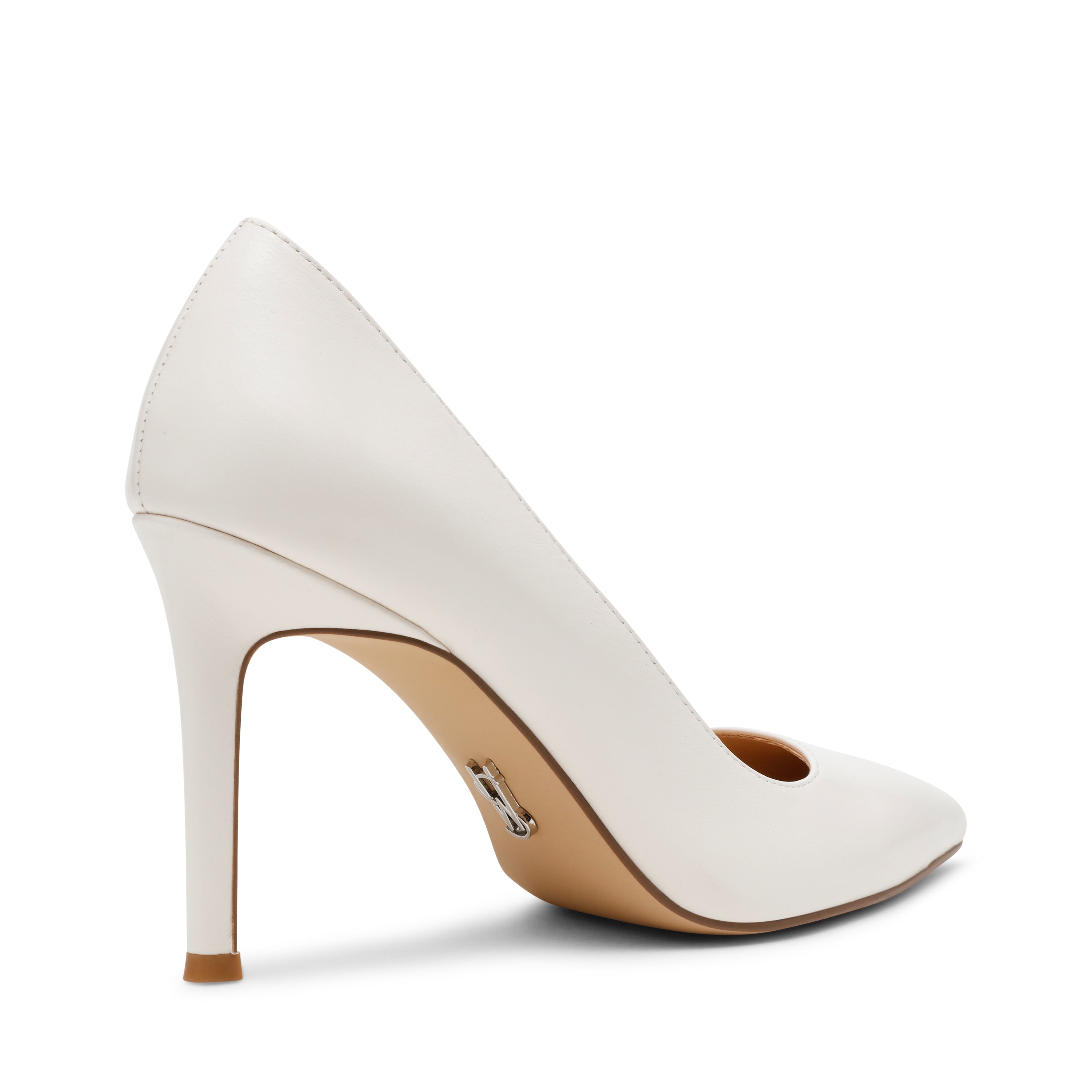 Secured Pump WHITE LEATHER - view 5