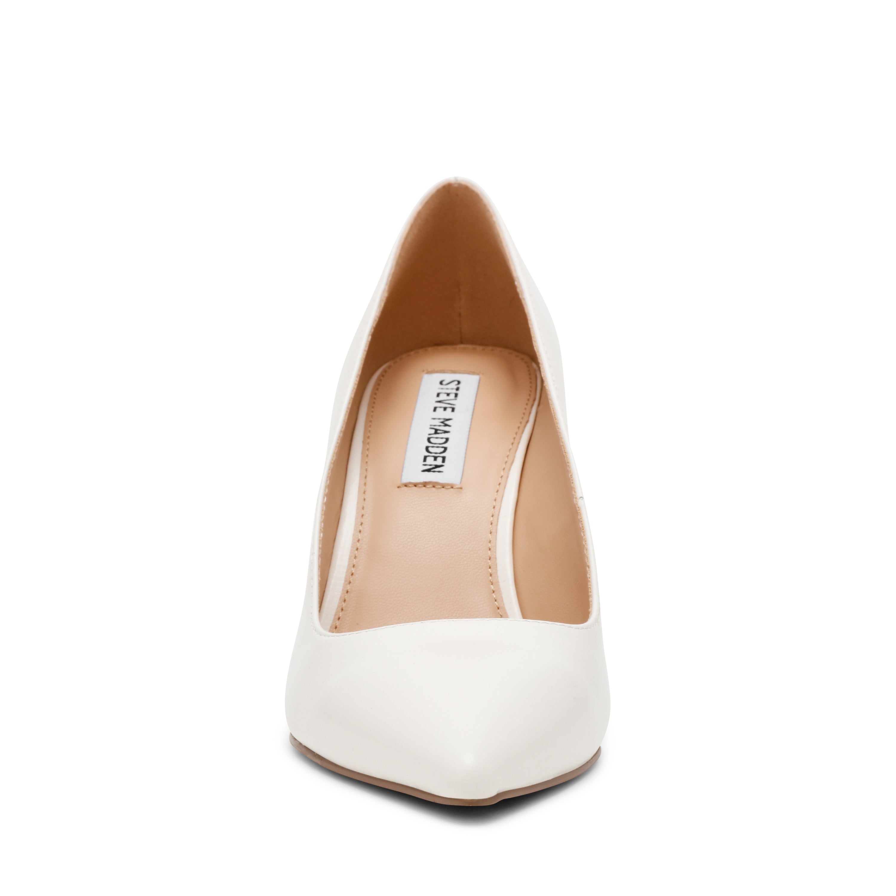 Secured Pump WHITE LEATHER - view 3
