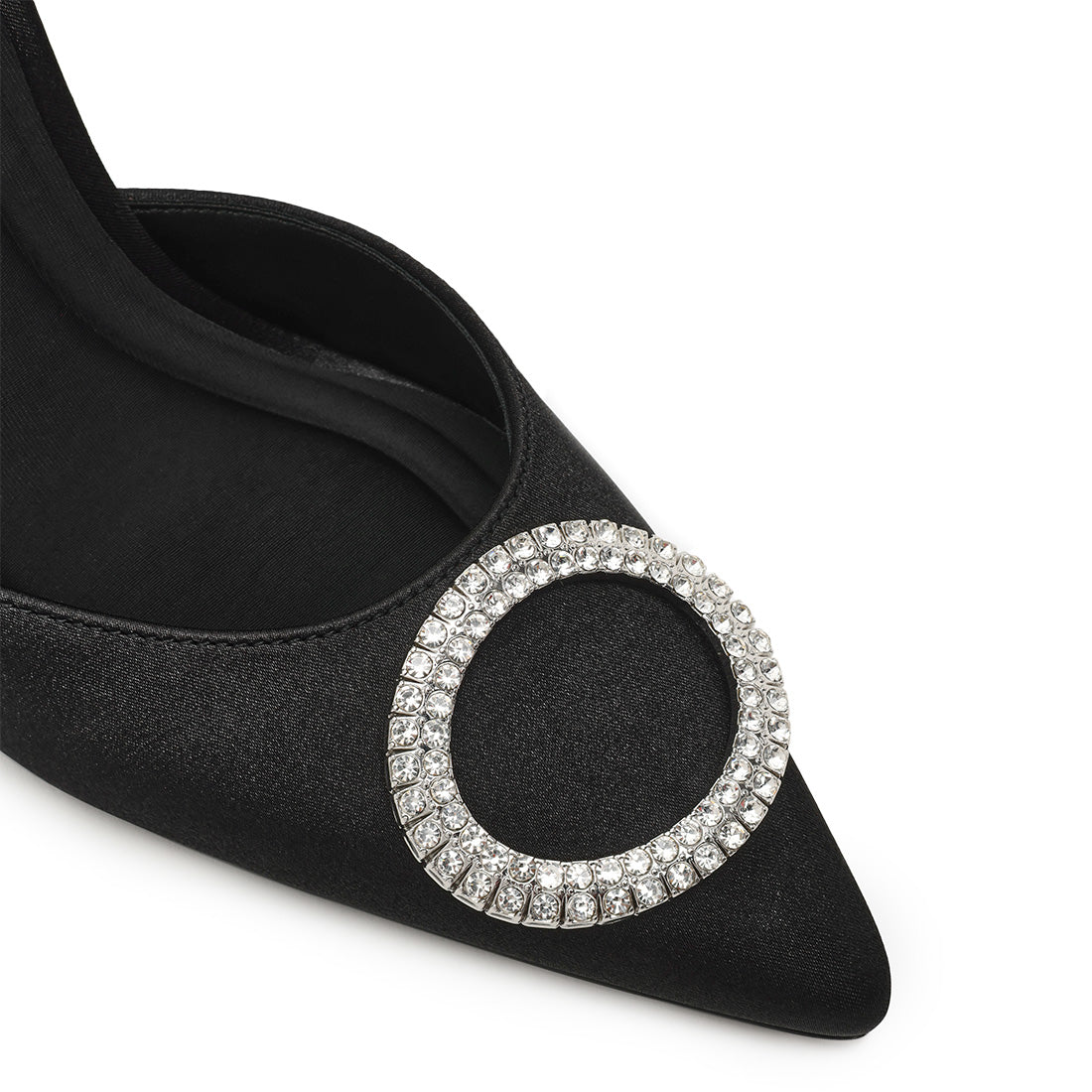 Sparkling Pump BLK SATIN - view 5