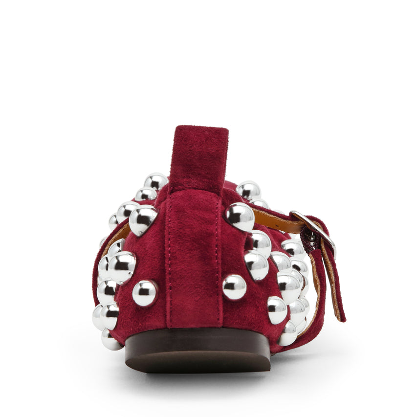 Sunrays Flat Shoe BURG SUEDE