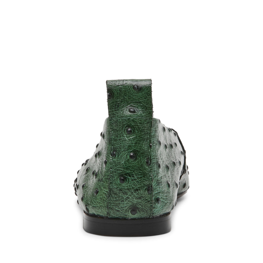 Swanky-OST Flat Shoe GREEN LEATHER - view 4