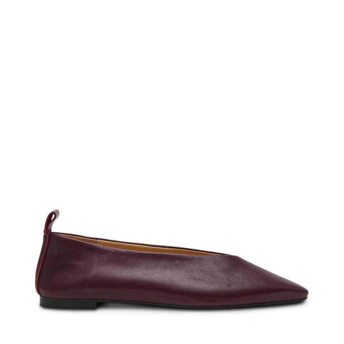 Swanky Flat Shoe PLUM LEATHER