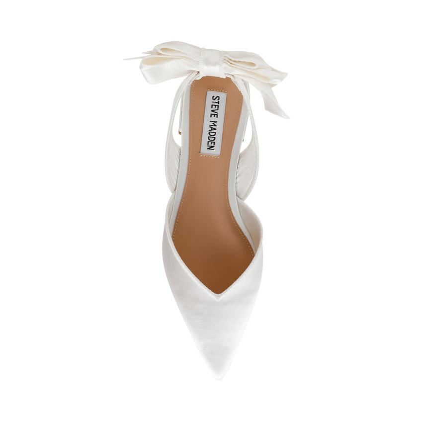 Synthia Flat Shoe IVORYSATIN