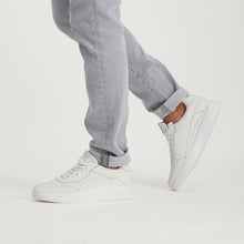 Steve Madden Men Astor Sneaker WHITE LEATHER Sneakers All Products