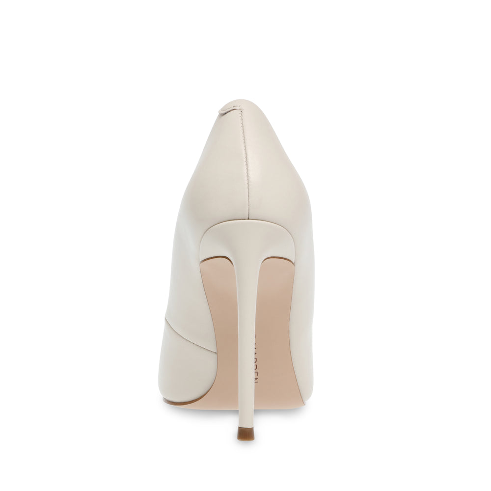 Steve Madden Vala Heel BONE LEATHER Pumps All Products