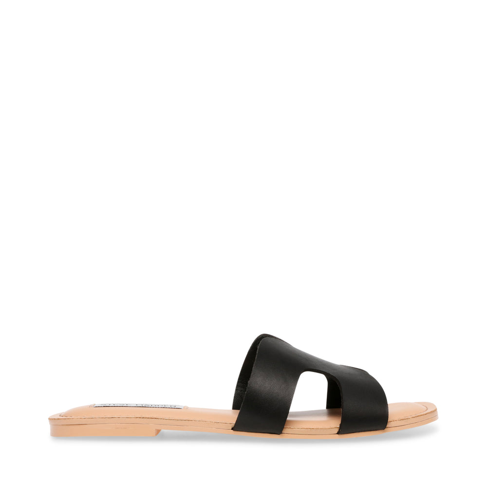Steve Madden Zarnia Sandal BLACK LEATHER Sandals All Products