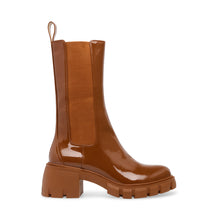Steve Madden Aq-Hype Boot COGNAC PATENT Ankle boots All Products