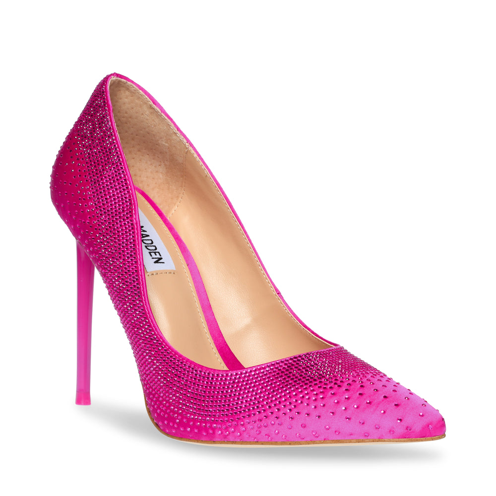 Steve Madden Valorous Pump MAGENTA SATIN Pumps All Products