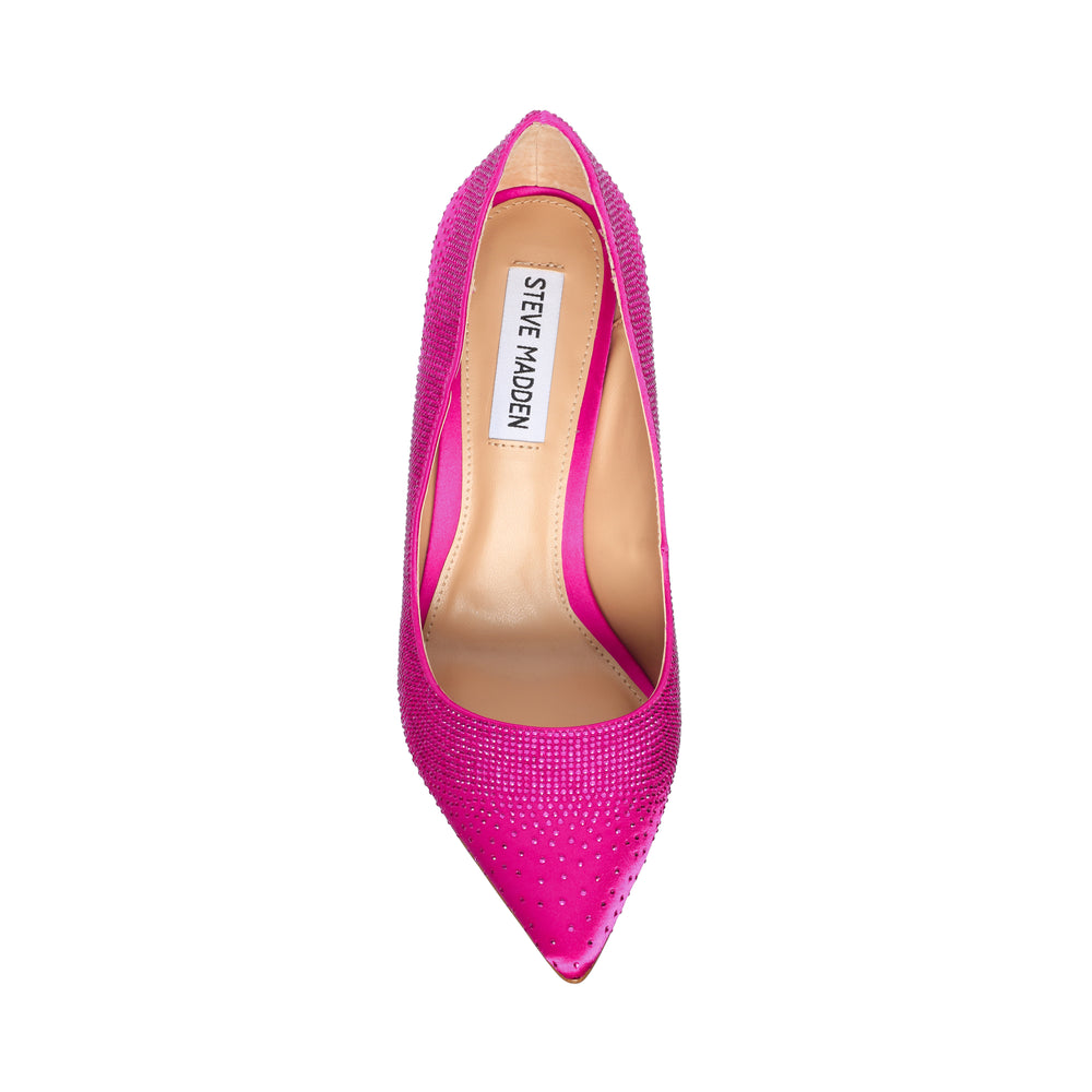 Steve Madden Valorous Pump MAGENTA SATIN Pumps All Products