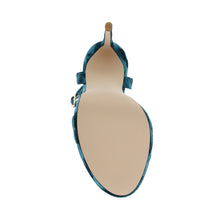 Steve Madden Wordly Sandal TEAL VELVET Sandals All Products