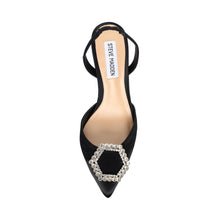 Steve Madden Lucent Sandal BLACK SATIN Sandals All Products